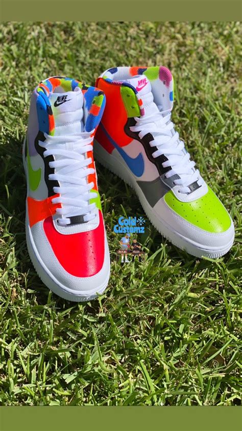 nike air force 1 colorful.